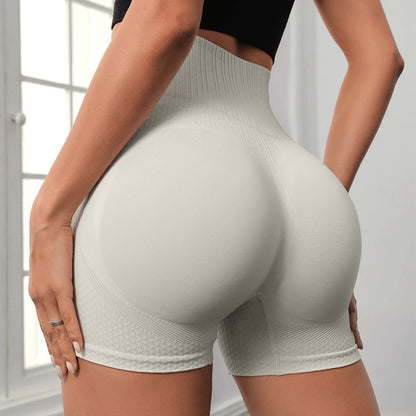 High Waisted Seamless Women s Matte Yoga Shorts Tummy Control Peach Lifting and Comfortable Fit for All Day Wear