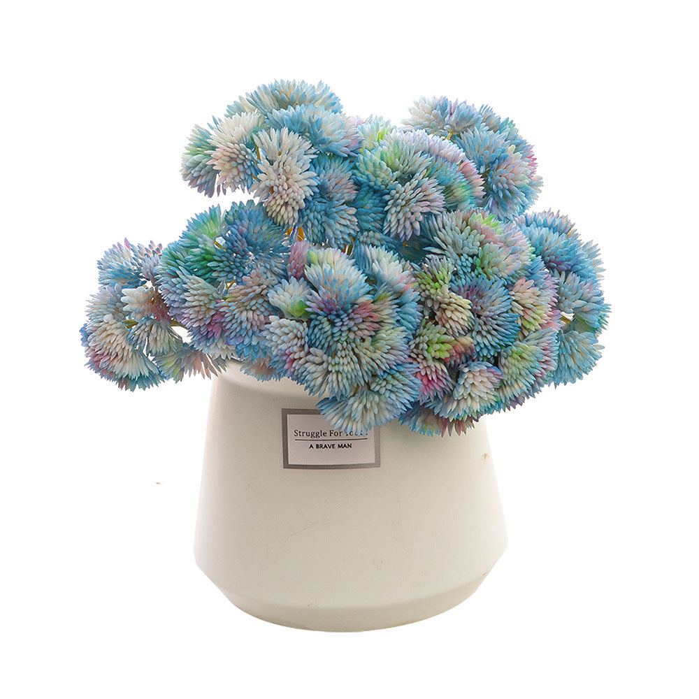 Realistic Soft Silicone Budding Fruit Hydrangea Fake Flowers - Lifelike Touch and Succulent Aesthetic for Boho Home Decor - Model MW17661