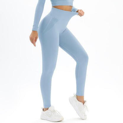 Seamless High Waisted Butt Lifting Sports Leggings for Women Peach Butt Yoga Pants for Gym Workouts Fashionable Activewear