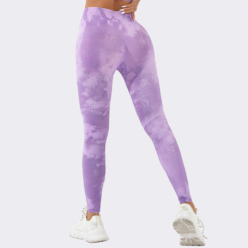 High Waisted Seamless Digital Print Leggings for Women's Fitness for Peachy Running and Autumn Winter Workouts