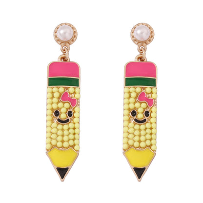Stylish Back-to-School Accessories: Versatile Pencil Earrings for Women – Perfect for Every Outfit!