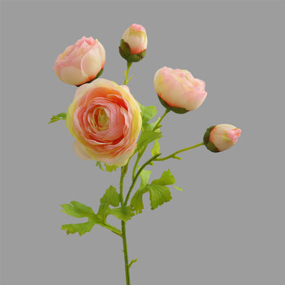 Stunning Realistic Faux Tea Rose Bouquet - Modern Minimalist Decorative Artificial Flowers for Home Décor and Photography Props