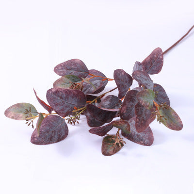 Lifelike Eucalyptus and Money Leaf Branch – Realistic Artificial Greenery for Wedding Decor, Home, and Event Decoration