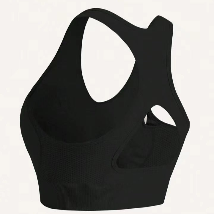 Women's Sports Bra for Outdoor Activities Comfortable Cross Back Design Ideal for Running Fitness and Cycling