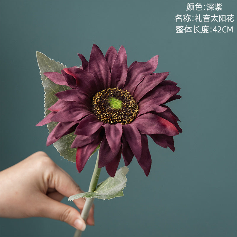 Realistic Sunflower Decorative Artificial Flower – Perfect for Weddings, Home Decor, and Year-Round Floral Arrangements | Beautiful Faux Green Plant - Model MW33712