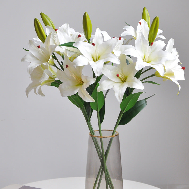 Stunning 3D Printed Faux Lily Flowers for Home Décor - Perfect Decorative Accents for Weddings and Celebrations