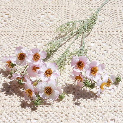 Realistic Single Stem Persian Daisy Faux Flower - Ideal for Home Decor, Weddings, and Sample Rooms | Soft Furnishing Floral Accent