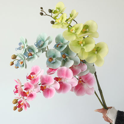 Lifelike Orchid Faux Flower Arrangements -  Quality Home Decor with Multi-Head Design for Weddings and Event Decoration, Perfect for Aisle and Table Centerpieces