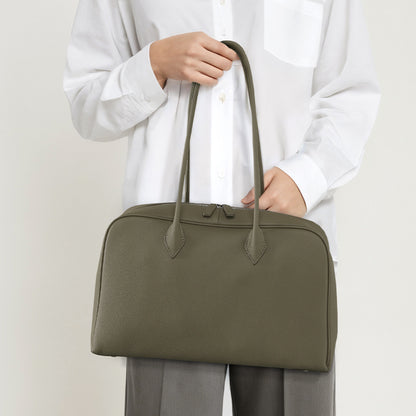 Chic Autumn Winter Luxury Women s Handbag Grain Leather Shoulder Bag Genuine Leather Purse for Fashion Forward Ladies