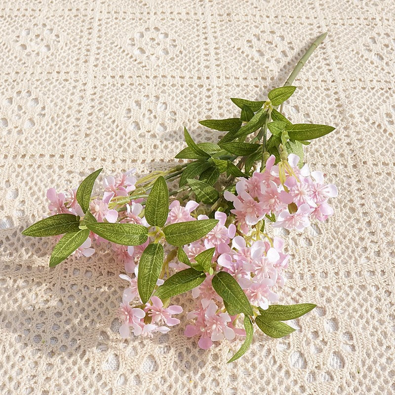 Lifelike Silk Flowers - Fresh and Elegant Spring Jade Blossom Decor for Home, Weddings, and Photography Studios