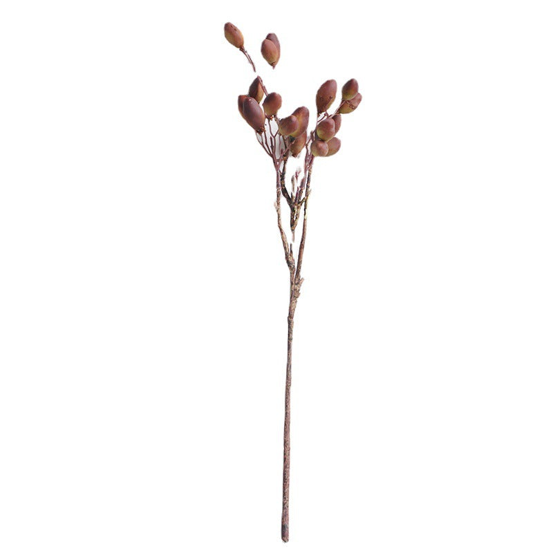 Realistic Mini Olive Branch Faux Flowers with Berries – Stylish Nordic Home Décor Accent for Your Living Room