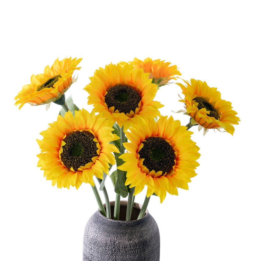 Stunning Realistic Sunflower Faux Flowers for Home Decor and Wedding Celebrations | Perfect for Year-Round Decoration | Model MW33711