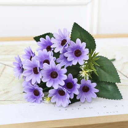 Realistic Faux Daisy Silk Flowers - Perfect for Outdoor Garden Decor, Stylish Home Accents & Low-Maintenance Floral Arrangements