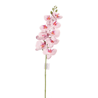 Realistic 3D Silicone Cotton Orchid Stem - Stunning Spotted Faux Flowers for Home, Bedroom, Hotel, and Wedding Decor