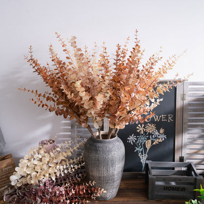 Stunning Long-Stemmed Faux Eucalyptus Bouquet for Home Decor – Perfect for Weddings, Celebrations, and INS Style Arrangements - Model MW89101