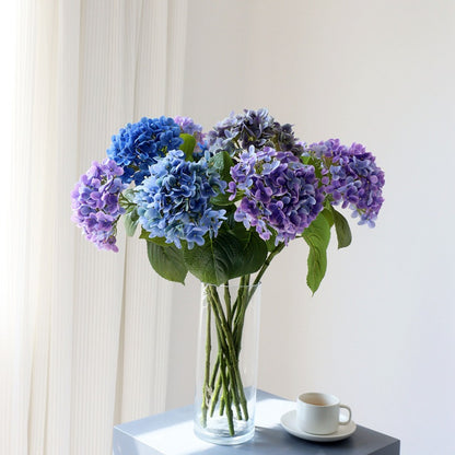 Realistic 3D Printed Purple Hydrangea Faux Flowers – Perfect for Home Decor, Sample Rooms, and Photography Props with Fruit Accents