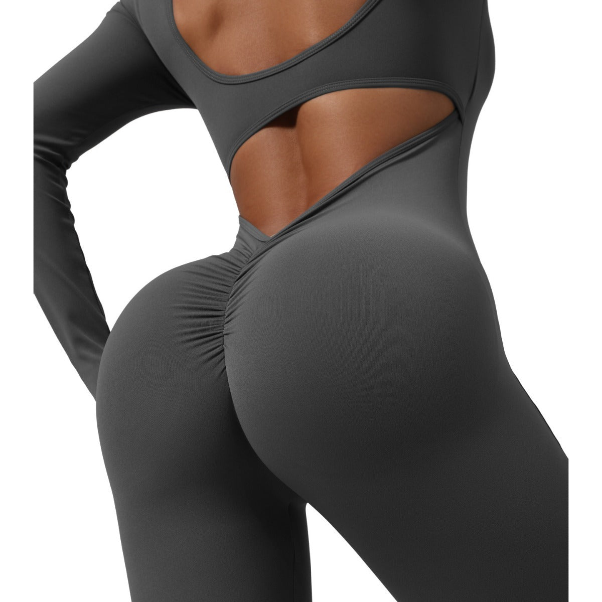 Seamless Yoga Fitness Outfit for a Peachy Butt Women s Tight Fitting Bodysuit for Pilates and Outdoor Sports