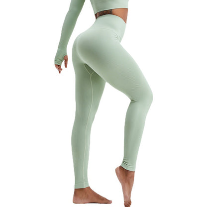 High Waisted Seamless Yoga Pants for Women Peach Bottom Boosting Skin Friendly Fitness Leggings for Maximum Comfort and Flexibility