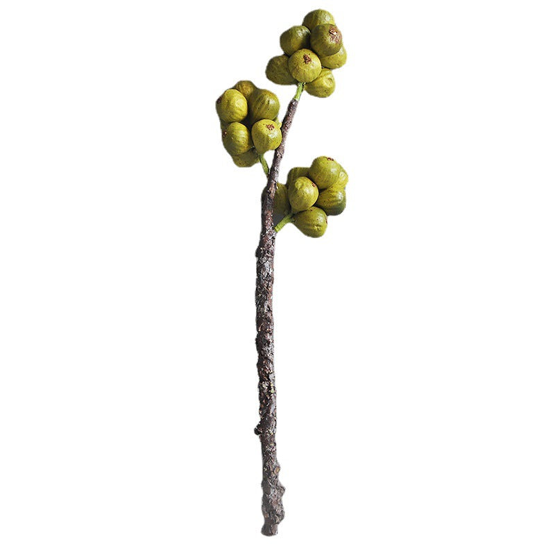 Elegant Nordic-Inspired Faux Fig Berries - Minimalist, Luxurious Decorative Arrangements for Home and Hotel Décor