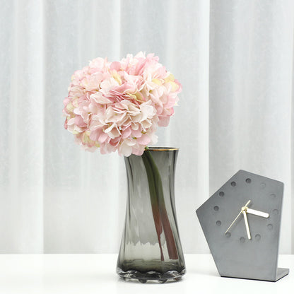 Realistic Single Stem Faux Hydrangea Flower for Home Décor - Perfect for Living Room and Wedding Decorations