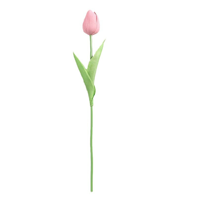 Realistic Artificial Tulip Bouquet for Living Room and Bedroom Decor - Perfect for Floral Arrangements, Dining Table Centerpieces, and Photography Props