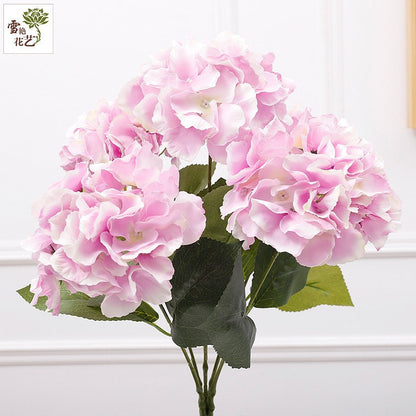 Realistic 5-Head Hydrangea Floral Wall Décor & Pathway Props - Stunning Photography Backdrop for Weddings, Celebrations, and Special Events