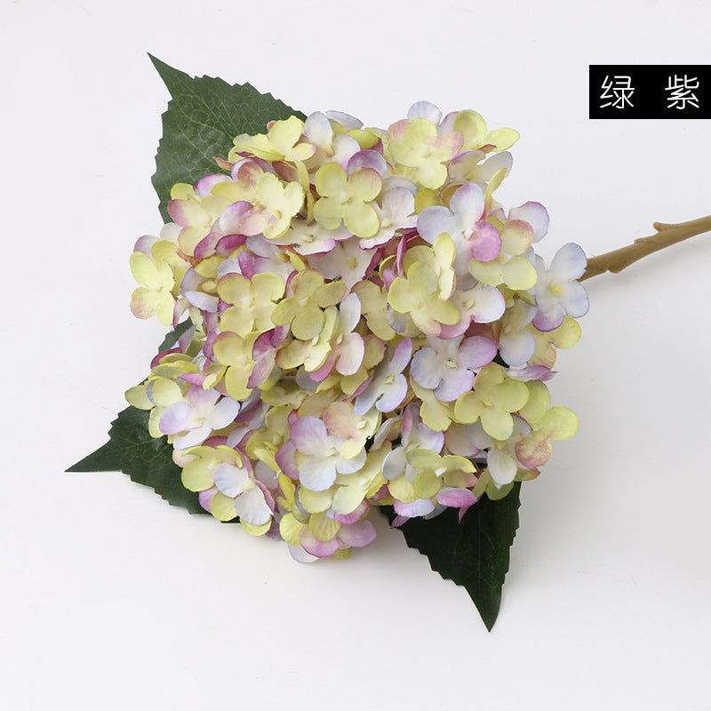 Single Realistic 3D Large Morandi Hydrangea Flower - Perfect for Weddings, Hotel Decor & Events | Lifelong Artificial Floral Arrangement