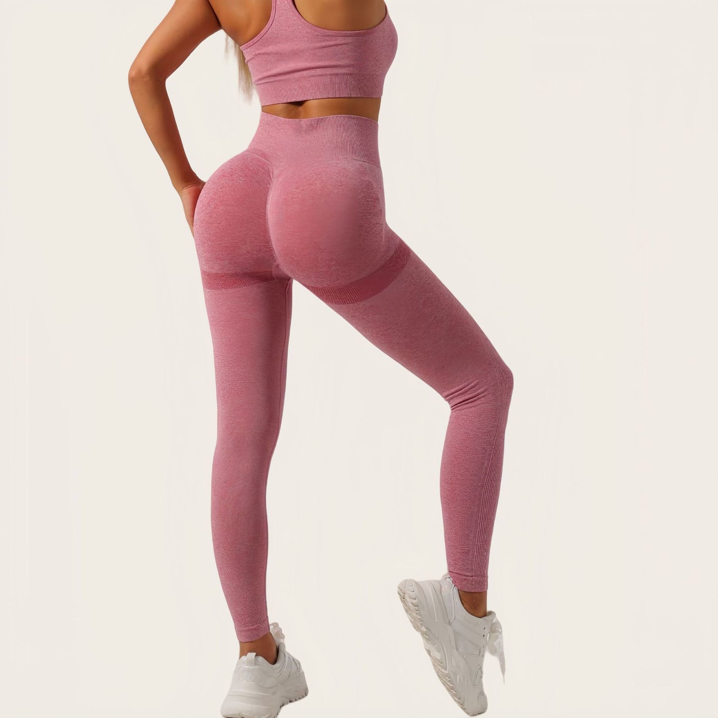 High Waisted Seamless Peach Butt Lift Leggings for Women for Fall and Winter Sports Running Fitness and Yoga