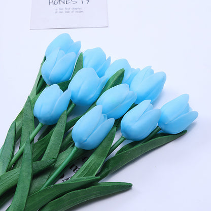 Charming Mini Tulip Faux Flowers – Realistic Touch for Wedding Decor & Nordic Style Home Accents | Perfect for Any Occasion