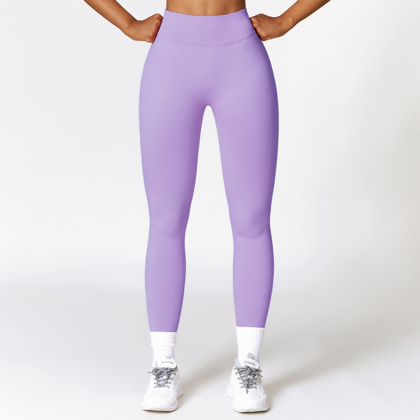 High Waisted Seamless Yoga Pants for Women Butt Lifting Slimming and Sculpting Workout Leggings for Running and Fitness