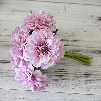 Luxurious Faux Peony Flower Bouquet - Soft Flannel Fabric for Home Decor, Wedding Celebrations, and Photography Prop