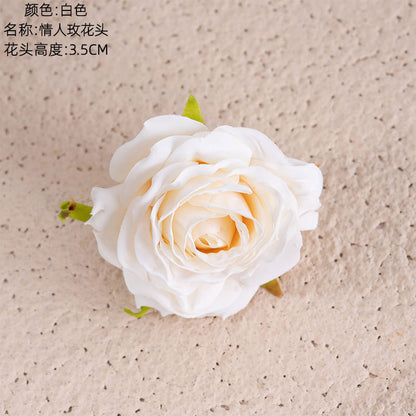 Delicate Artificial Rose Bouquet - Romantic Craftsmanship for Wedding Decor - Lifelike Greenery Faux Flowers - Perfect for Home and Event Decoration (Model MW07302)