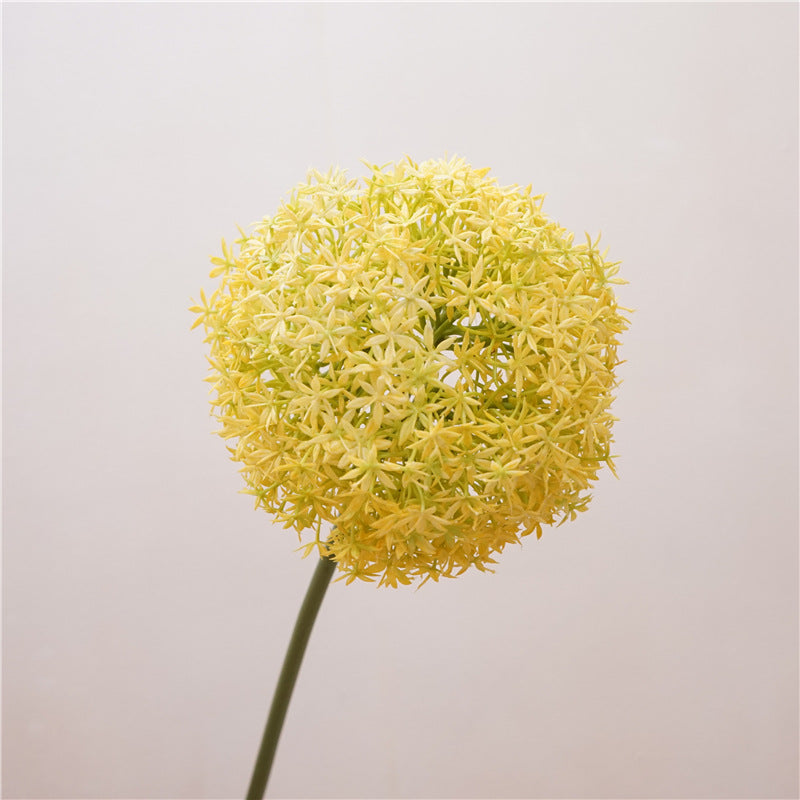 Realistic Single Stem Green Onion Flower - Perfect for Window Displays, Wedding Decor, Photo Props & Floral Arrangements