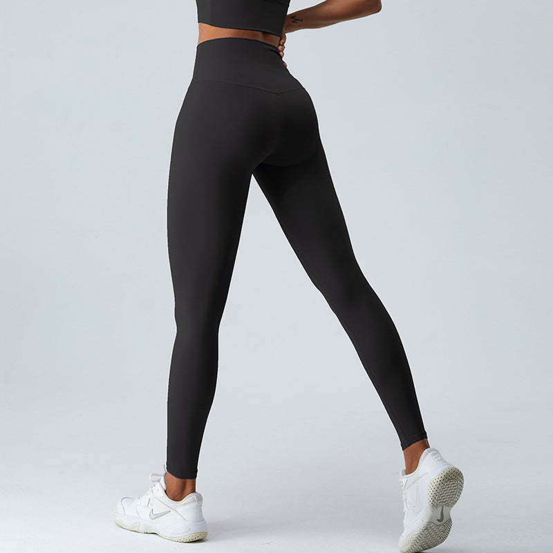 High Waisted Women's Yoga Pants Cloud Feel Butt Lifting No Show Seam Comfortable Long Leggings for Workout Performance