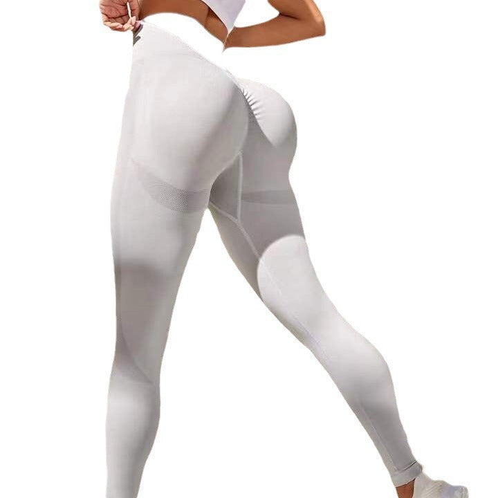 Seamless High Waisted Peach Workout Leggings for Maximum Lift Comfort for Yoga Gym and Active Lifestyle