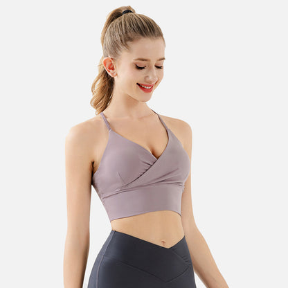 Women's Versatile Sports Bra with Back Design Comfortable Supportive and Ideal for Any Workout