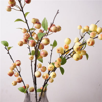 High-Quality Realistic Artificial Flower Small Apple Decor - Perfect for Home, Hotel, and Restaurant Table Settings & Photography Props