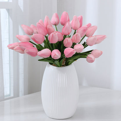 Stunning Miniature Tulip Faux Flowers – Perfect for Weddings, Parties, and Home Decor – Beautifully Realistic Artificial Floral Arrangements