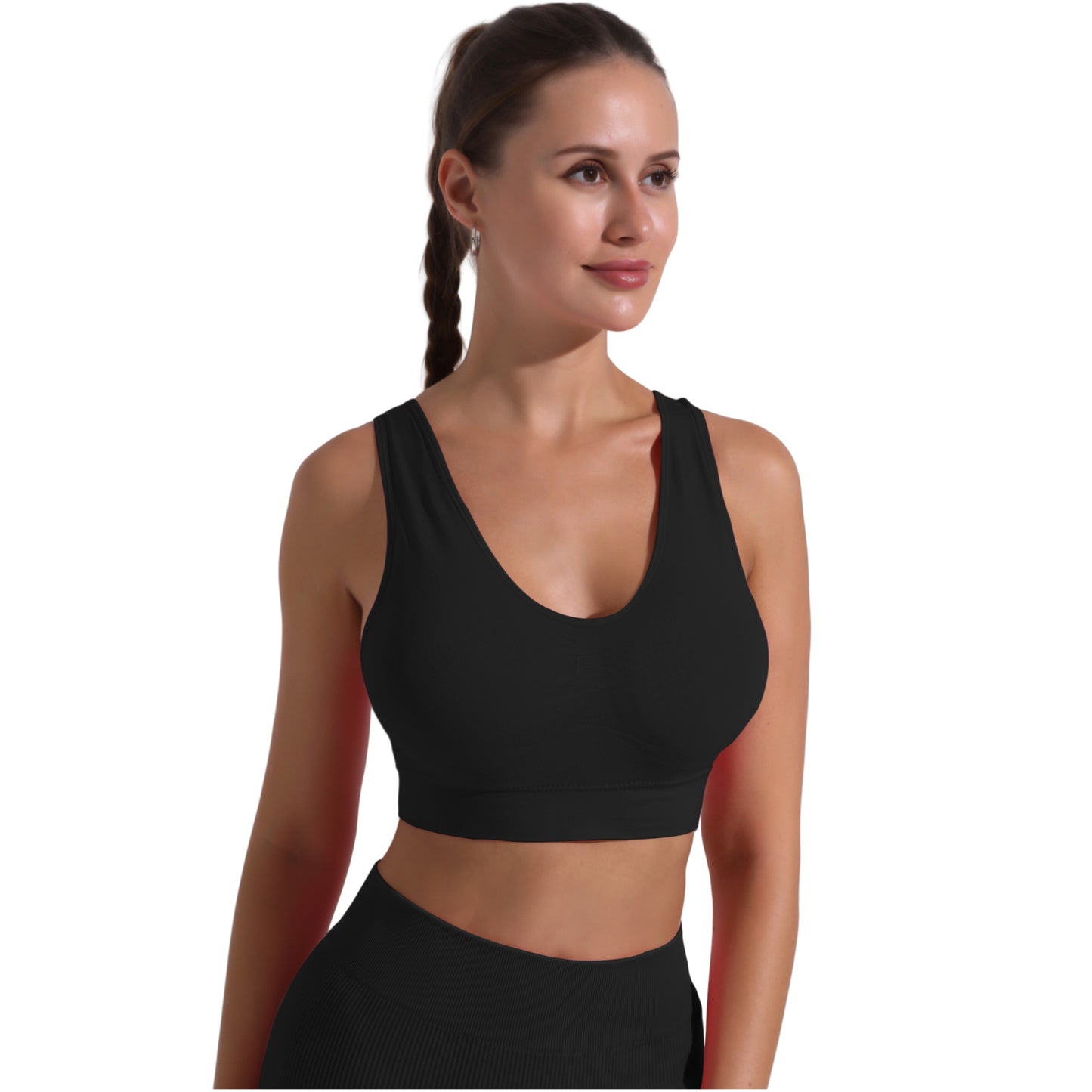 Detachable Cup Yoga Tank Top for Women Shock Absorbing Shape Enhancing Sports Bra for Running Fitness and All Day Wear