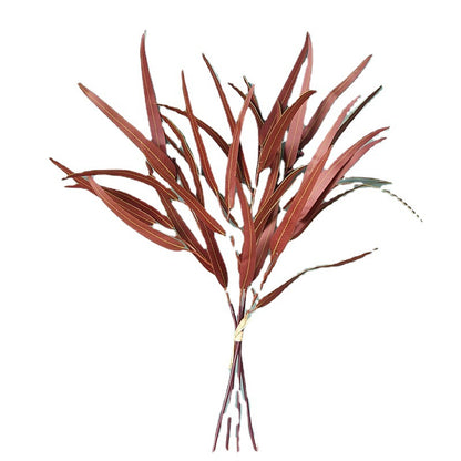 Beautiful 4-Piece Faux Eucalyptus Plant Set with Double-Layered Leaves for Home Décor, Photography, and Wedding Celebrations - Realistic and Long-Lasting Decor!