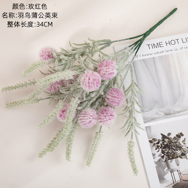 Chic Faux Dandelion and Grass Home Decor – Perfect for Weddings and Everyday Decor – MW85505