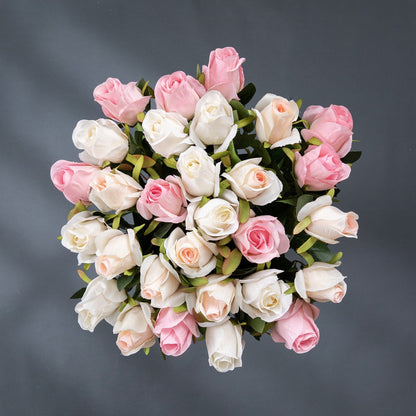 Lifelike Long-Stemmed Artificial Roses for Home Decor - Perfect for Weddings, Bouquets, Aisle Decorations & Wall Accents (Model MW41106)