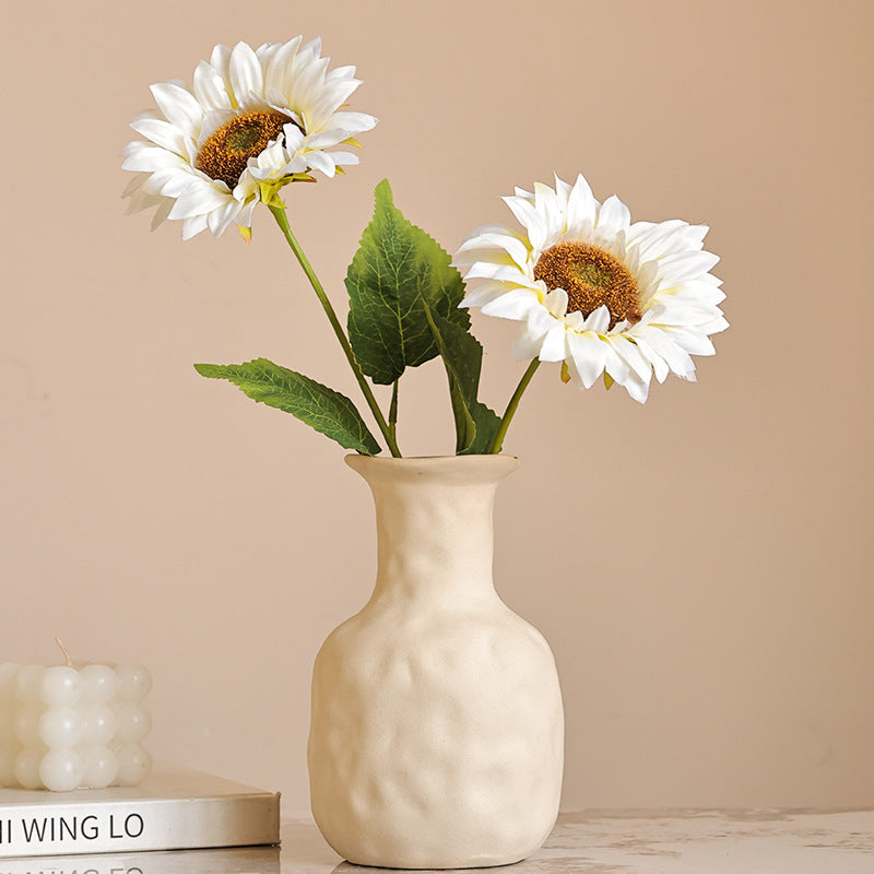 Realistic Single Stem Sunflower - Perfect for Home Décor, Wedding Decor, DIY Bouquet Arrangements, and Floral Craft Supplies