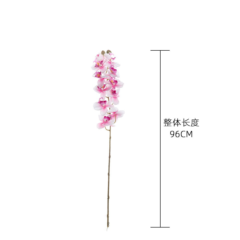 Lifelike Moist Touch Faux Phalaenopsis Orchid - Perfect for Weddings and Home Decor - Realistic Artificial Flowers for Elegant Arrangements - Model MW18902