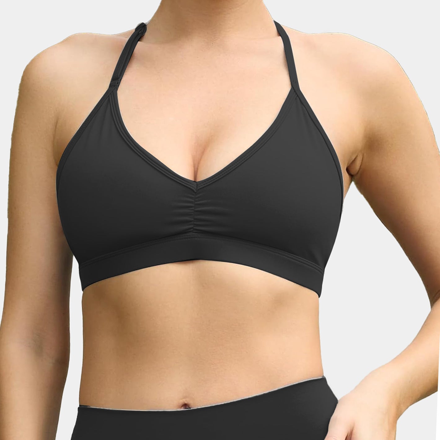 Women's Sports Bra with Racerback Design Supportive Comfortable Gym and Yoga Top for Active Lifestyles