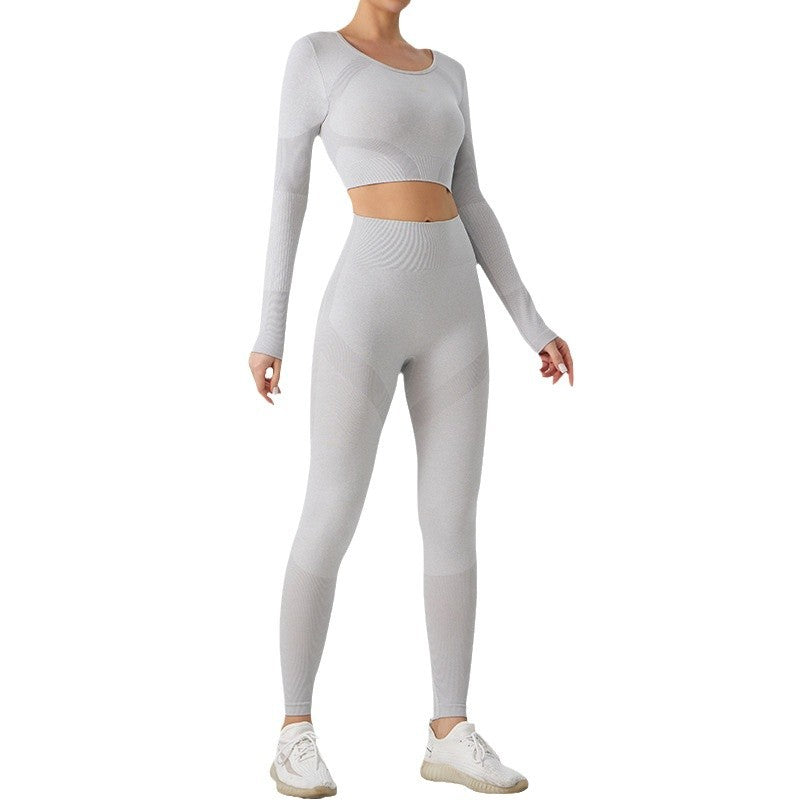 Winter Performance Seamless Moisture Wicking Ski Suit Thermal Quick Dry Base Layer Set for Fitness and Outdoor Activities