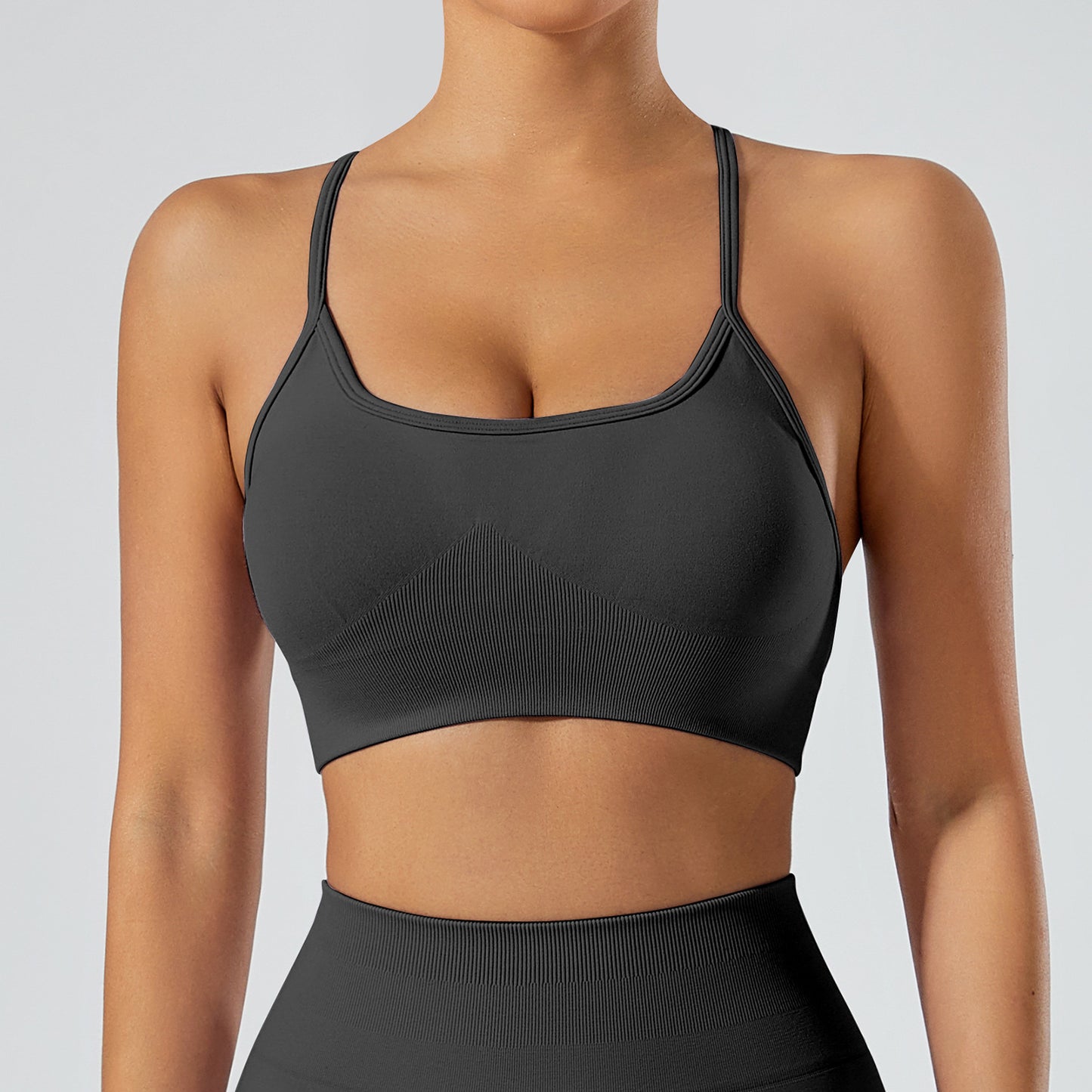 Seamless Yoga Sports Bra for Women Versatile Quick Dry Activewear with Beautiful Back Design for Comfort and Performance