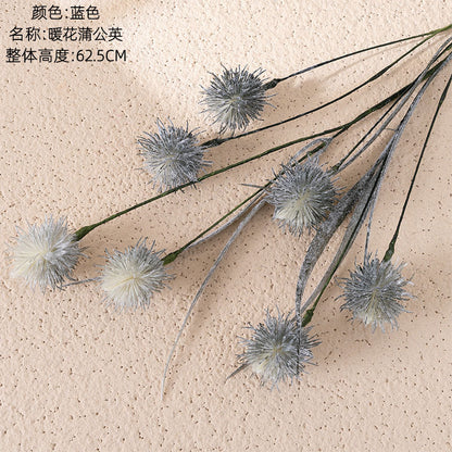 Beautiful Faux Dandelion and Rose Bouquet for Home Decor – Perfect for Weddings and Special Events – INS-Style Artificial Flowers, Wall Decor, and Handheld Bouquets (MW09107)