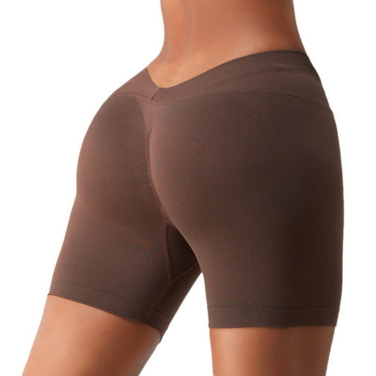 Seamless Women's Peach Butt Enhancing 3 Inch Sports Shorts for Running Workout and Yoga Comfortable and Breathable Activewear