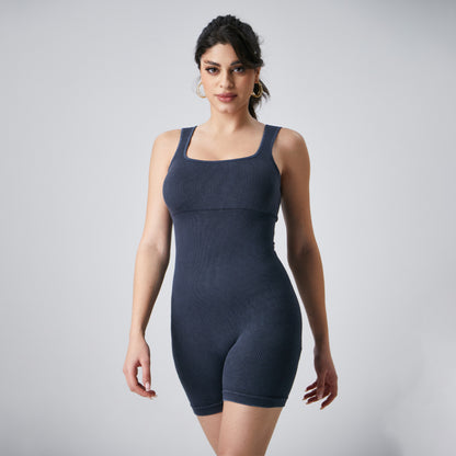 Seamless High Waisted Yoga Bodysuit Sleek Sleeveless Design for Comfort and Flexibility in Your Workout